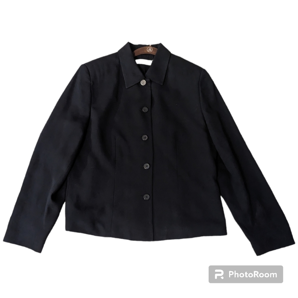 Vintage 90's Amanda Smith Black Lined Blazer. Women's 12